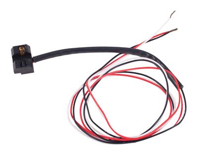 Shows an LED Distributor Trigger unit with three wires indicating a Square wave unit
