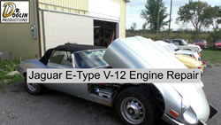 Jaguar V-12 repair